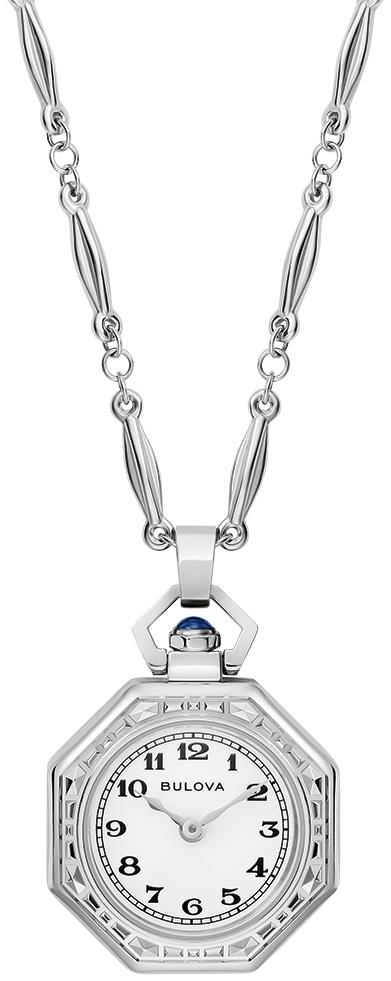 Ladies' Rubaiyat Stainless Steel Pendant necklace, White dial