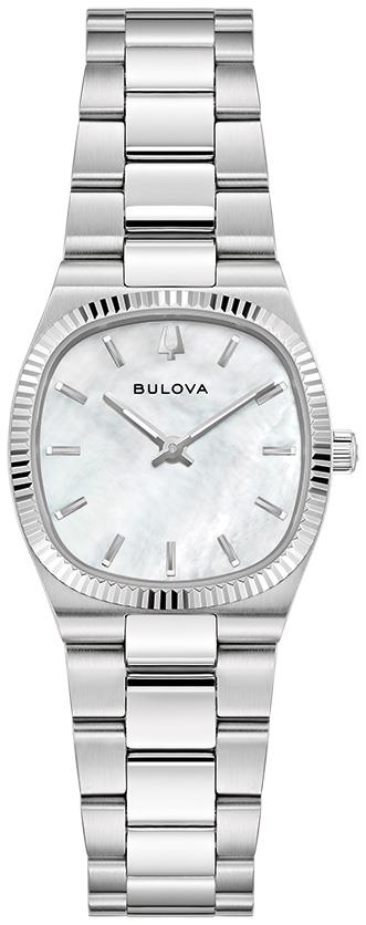 Ladies' Super Seville Stainless Steel Bracelet watch, White MOP dial