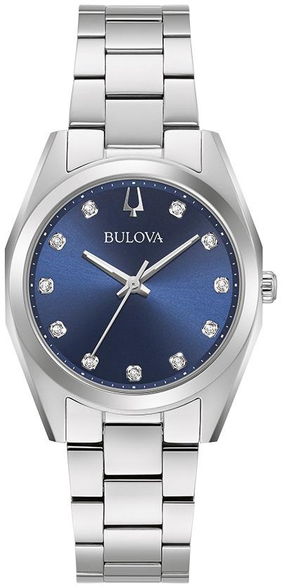 Ladies' Classic Surveyor Stainless Steel Bracelet watch, Blue dial