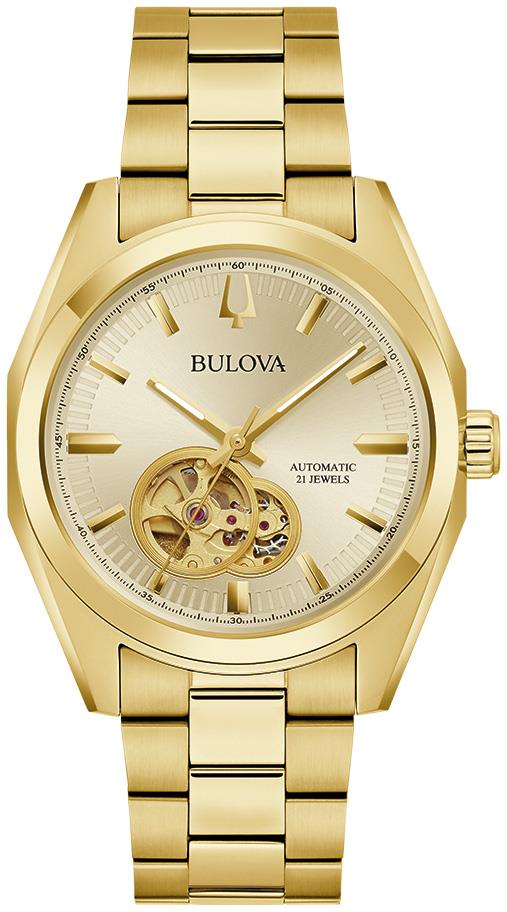 Men's Classic Surveyor Stainless Steel Bracelet watch, Champagne dial
