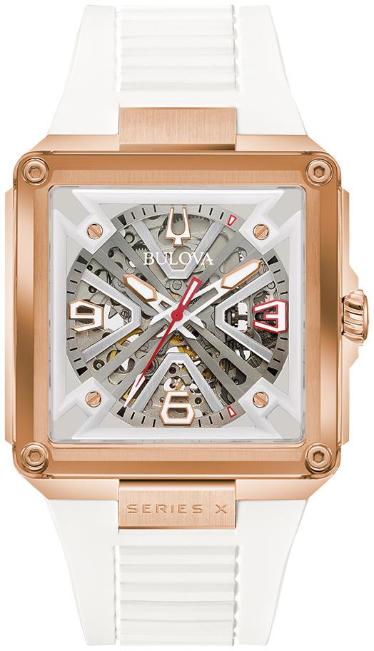 Men's Marc Anthony Series X HNBR Rubber watch, White dial