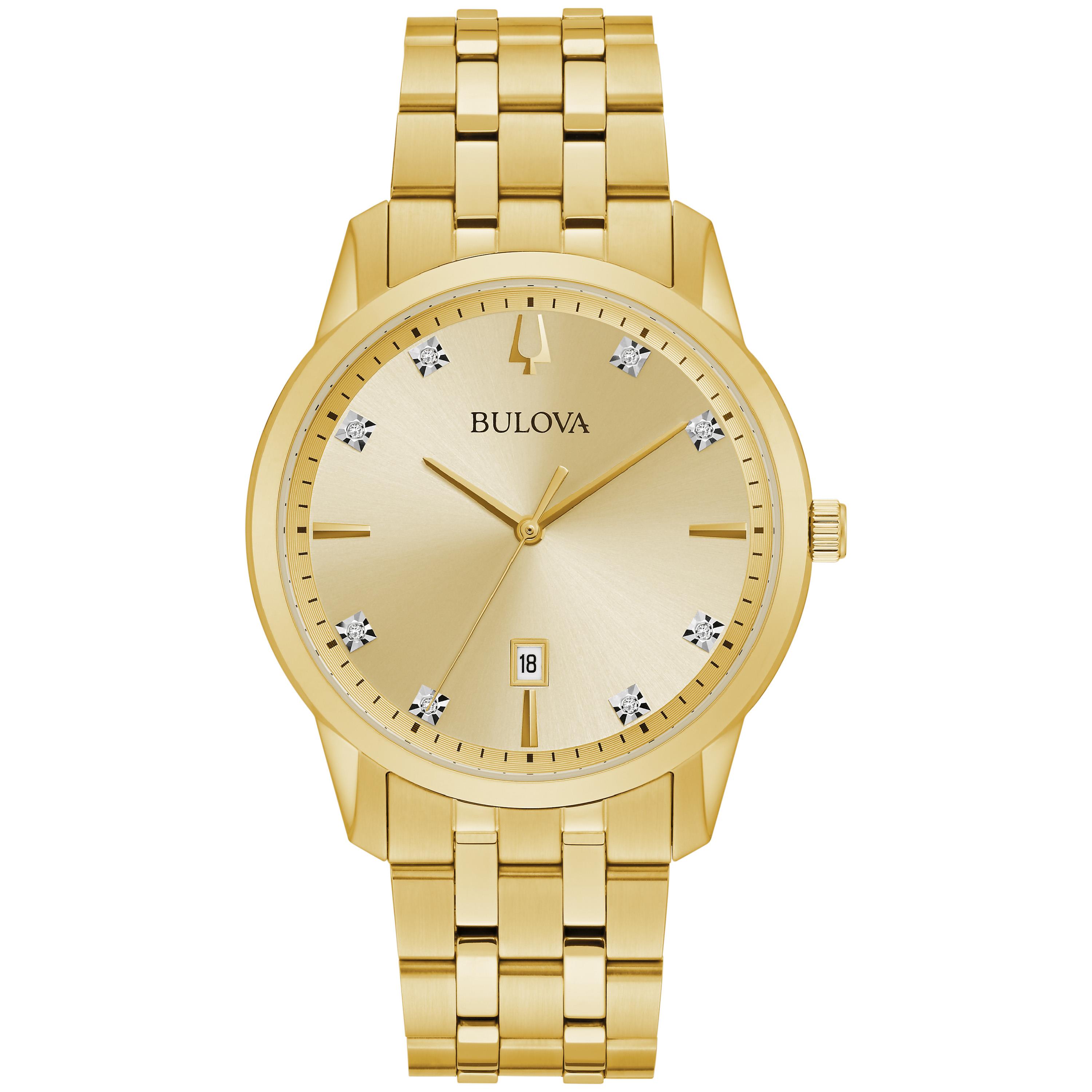 Men's Sutton Gold-tone Classic Bracelet Watch