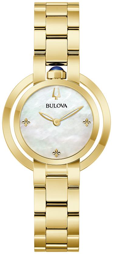 Ladies' Rubaiyat Stainless Steel Bracelet watch, White MOP dial