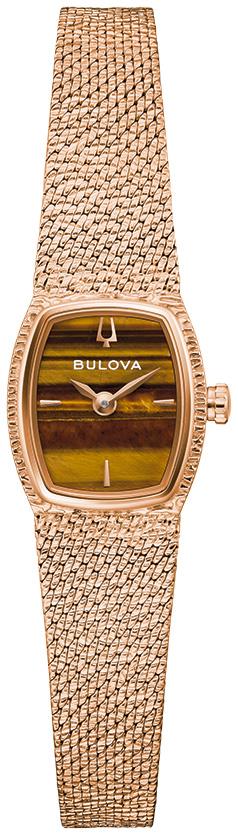 Ladies' Classic Stainless Steel Bracelet watch, Brown dial