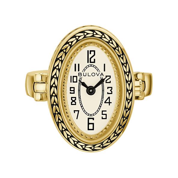 Ladies' Archive Ring Watch Stainless Steel Expansion watch, Ivory dial