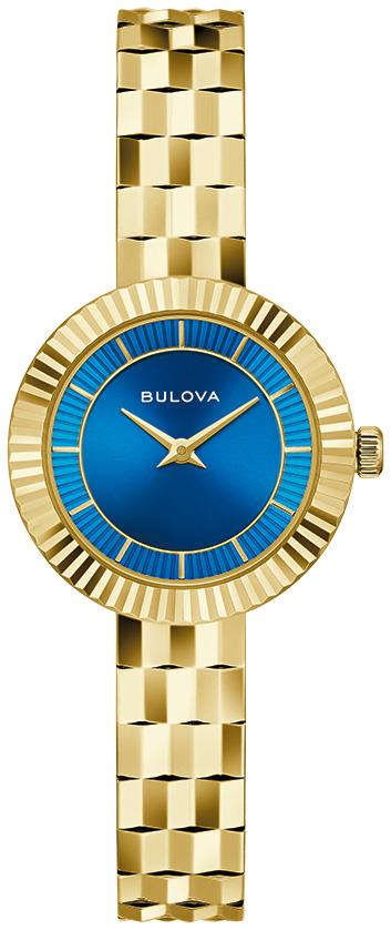 Ladies' Disco! by Bulova Stainless Steel Bracelet watch, Blue dial