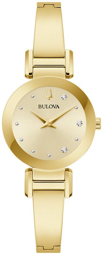 Ladies' Marc Anthony, Modern Stainless Steel Bangle watch, Champagne dial