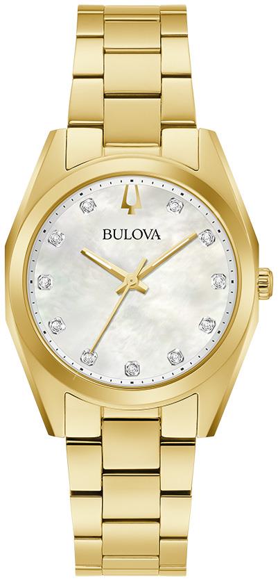 Ladies' Classic Surveyor Stainless Steel Bracelet watch, White MOP dial