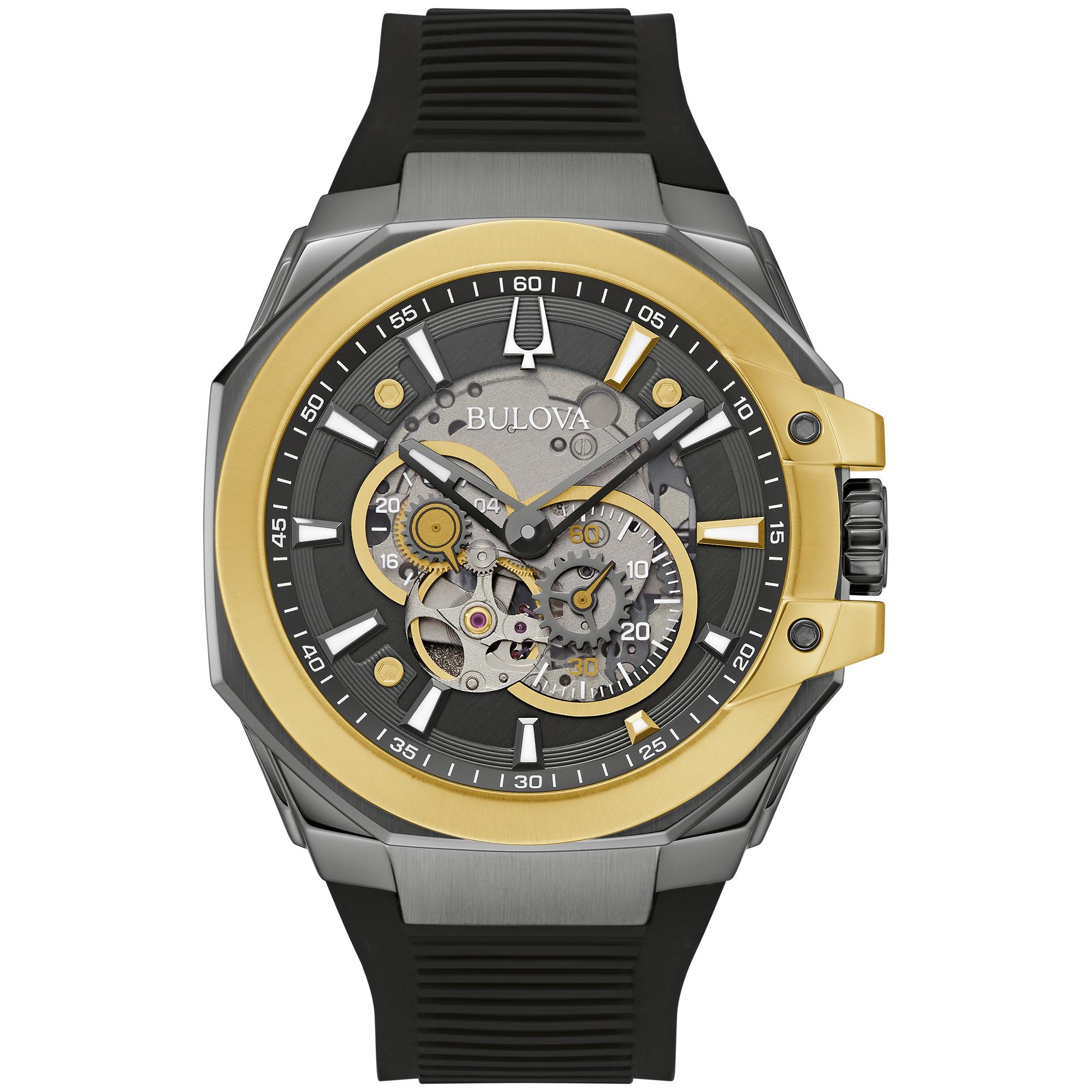 Men's Maquina, Silicone Strap watch, Gray dial