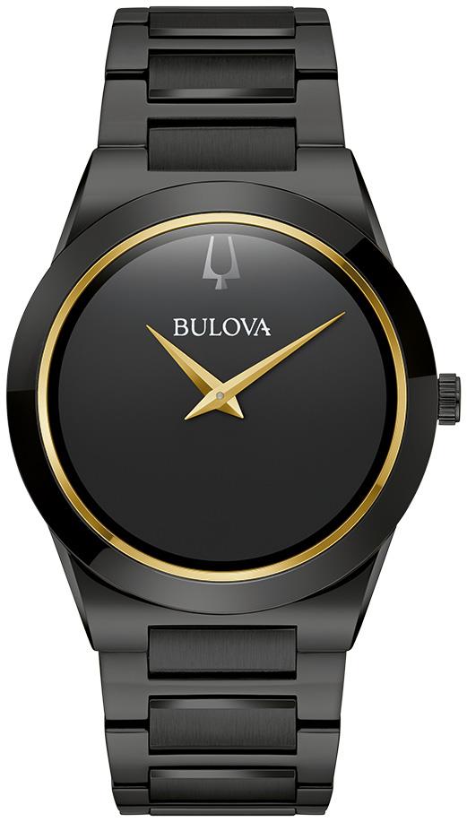 Mens Millenia Black Ion-Plated Stainless Steel Watch Black Dial