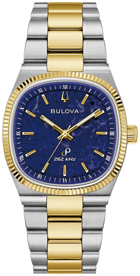 Men's Super Seville Stainless Steel Bracelet watch, Blue Sodalite dial