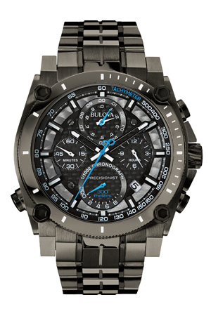 Men's Precisionist, Black Chronograph Dial with Gunmetal Grey ion-plated finish