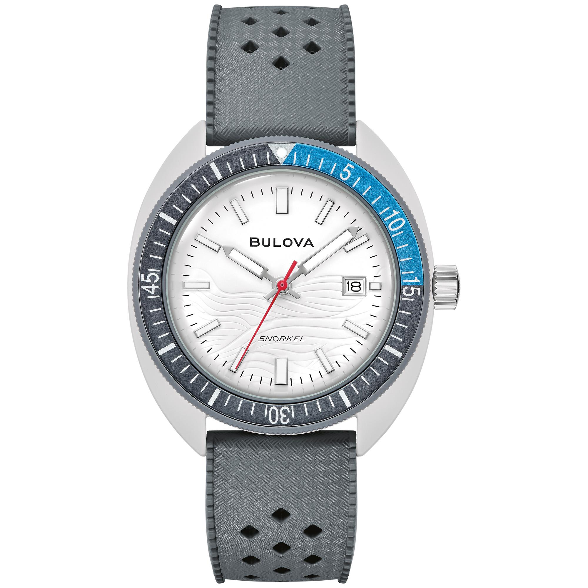 Men's Oceanographer HNBR Rubber watch, White dial