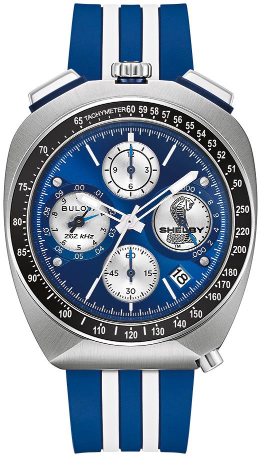 Men's Shelby HNBR Rubber watch, Blue dial