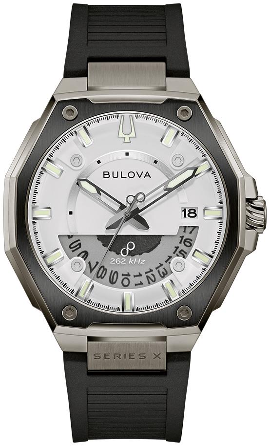 Men's Series X HNBR Rubber watch, White dial
