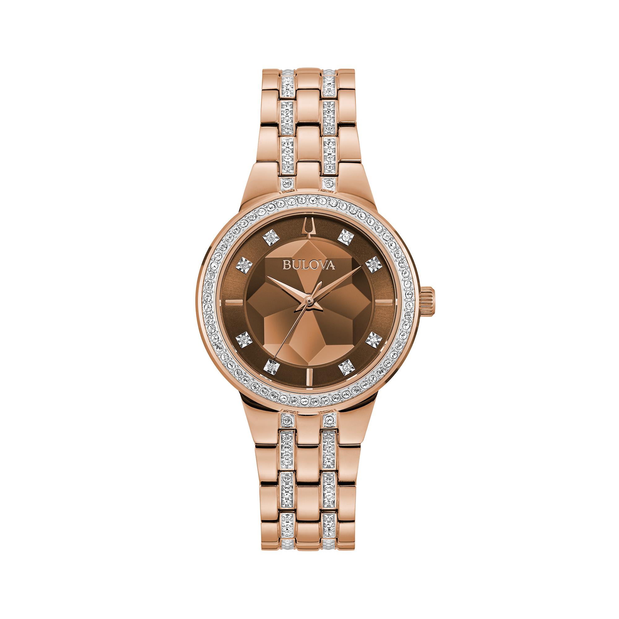 Ladies' Phantom Crystal Collection with  Rose gold-tone Crystal Faceted Dial and Bracelet