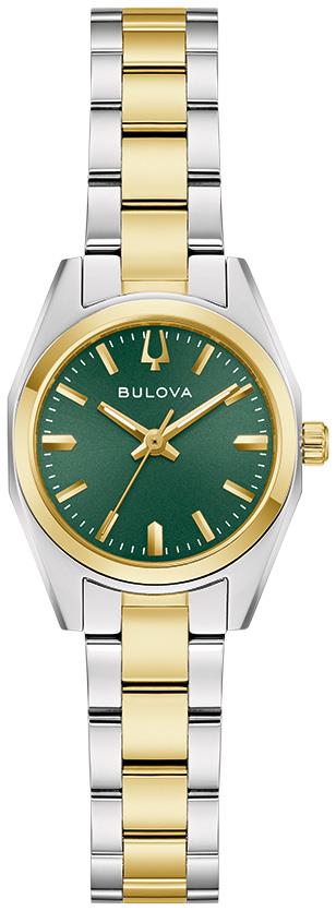 Ladies' Surveyor Stainless Steel Bracelet watch, Green dial