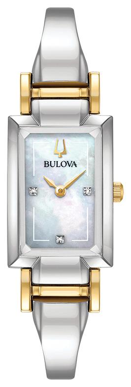 Ladies' Two-Tone Tank Cuff Watch