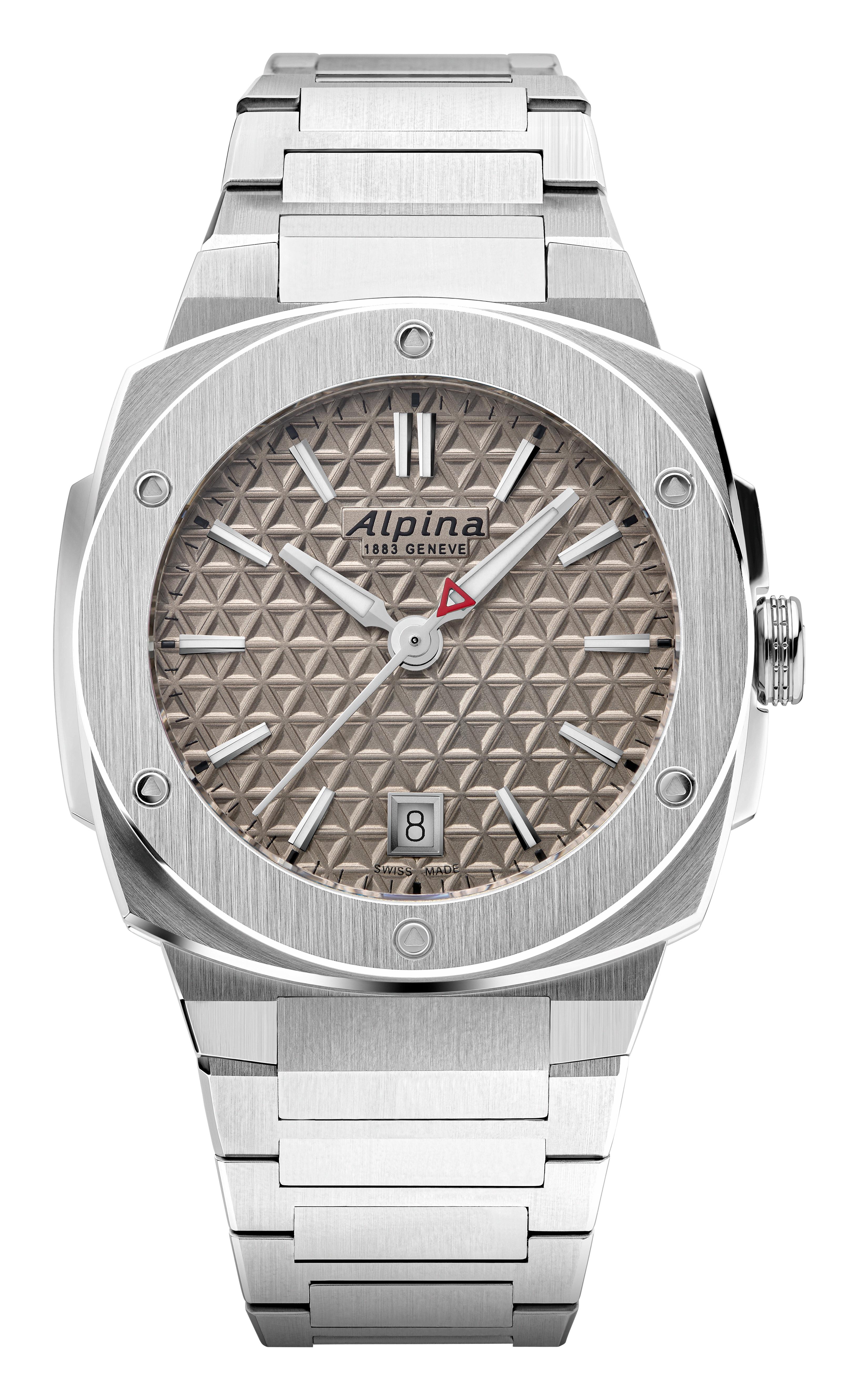 Alpina Ladies' Alpiner Stainless Steel Bracelet watch, Beige dial