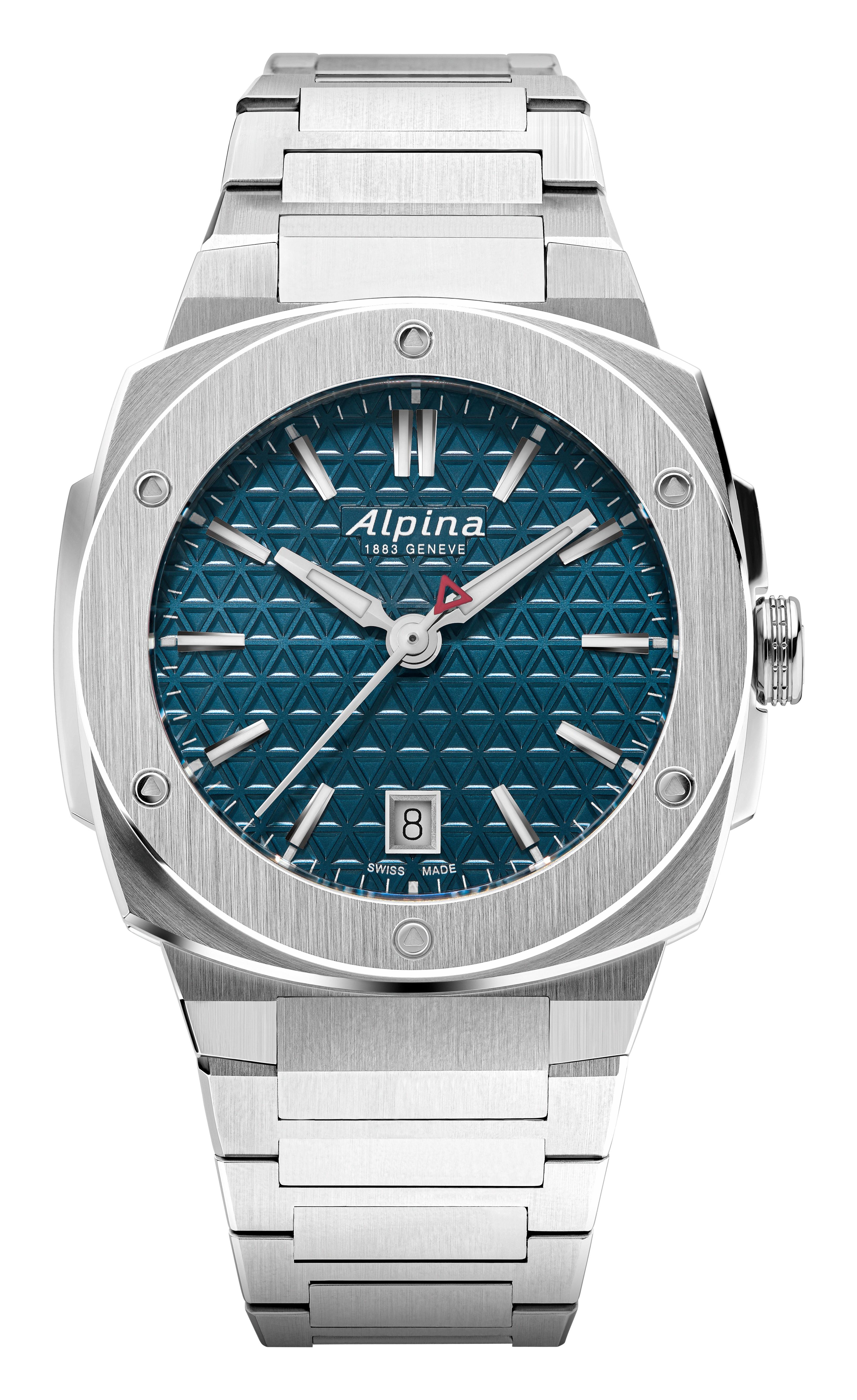 Alpina Ladies' Alpiner Stainless Steel Bracelet watch, Blue dial