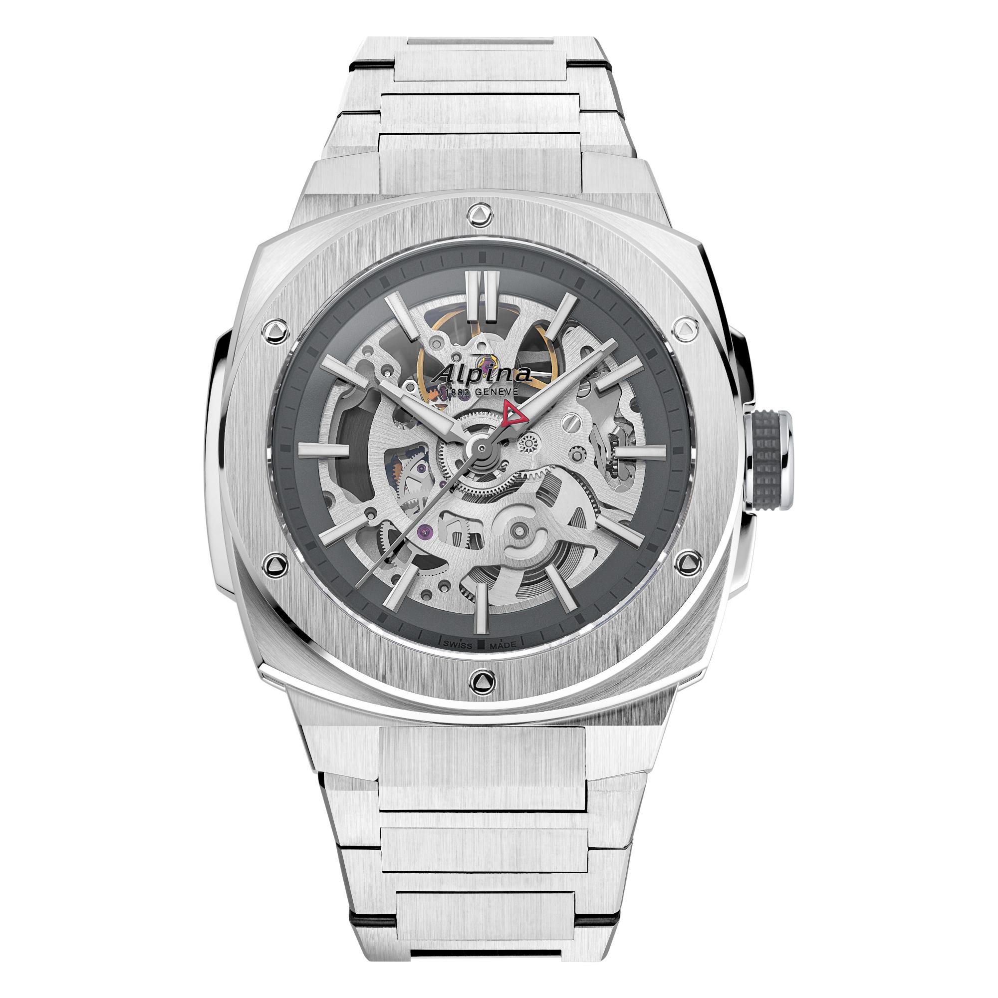 Men's Alpiner Extreme Skeleton Swiss Automatic Watch, Stainless Steel