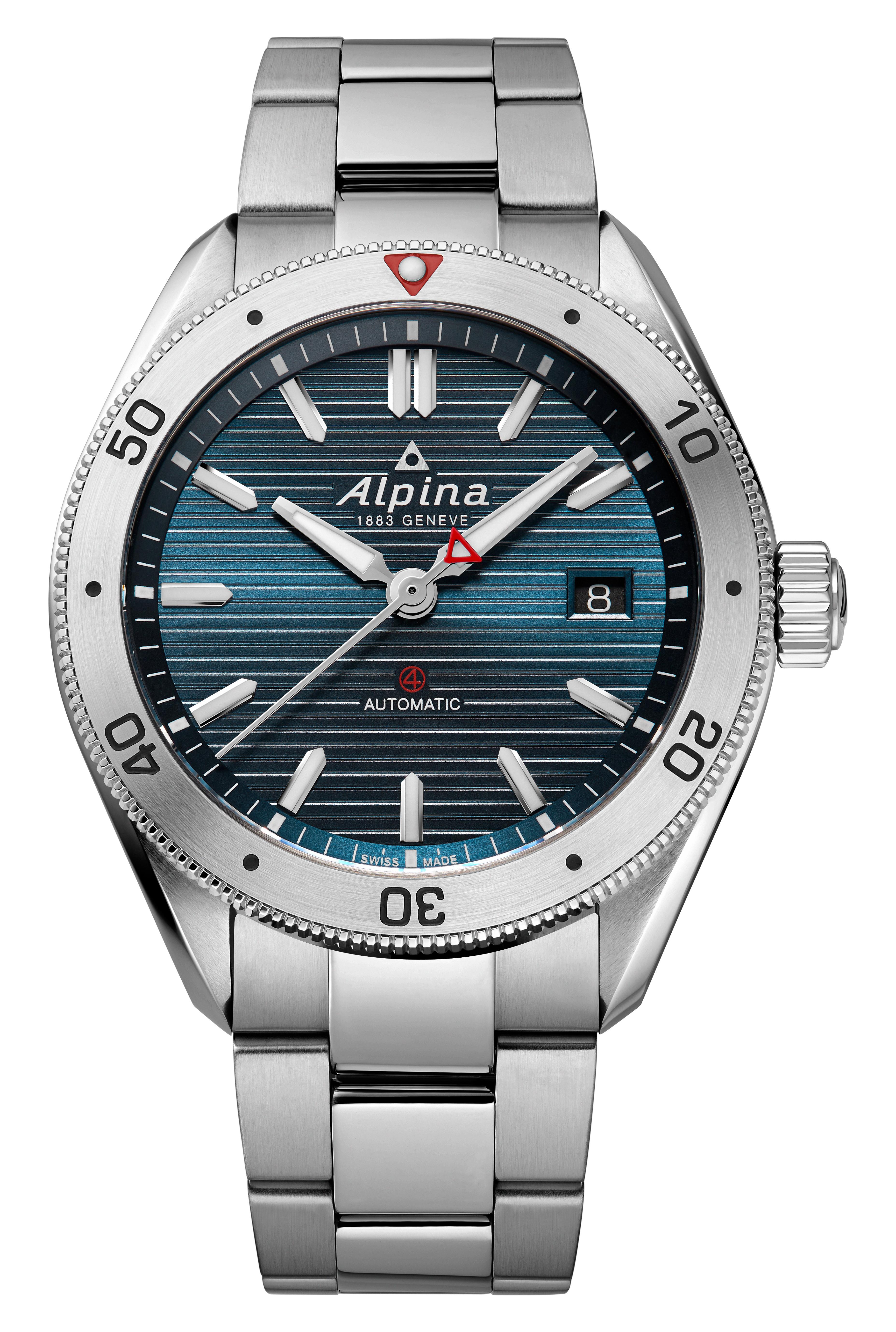Alpiner 4 Automatic Stainless Steel Watch Blue Dial