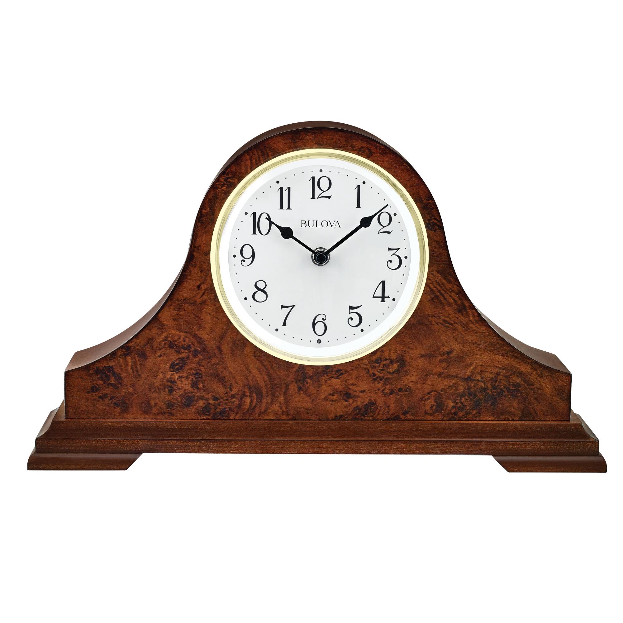 Chandler Hardwood Lighted Mantel Clock