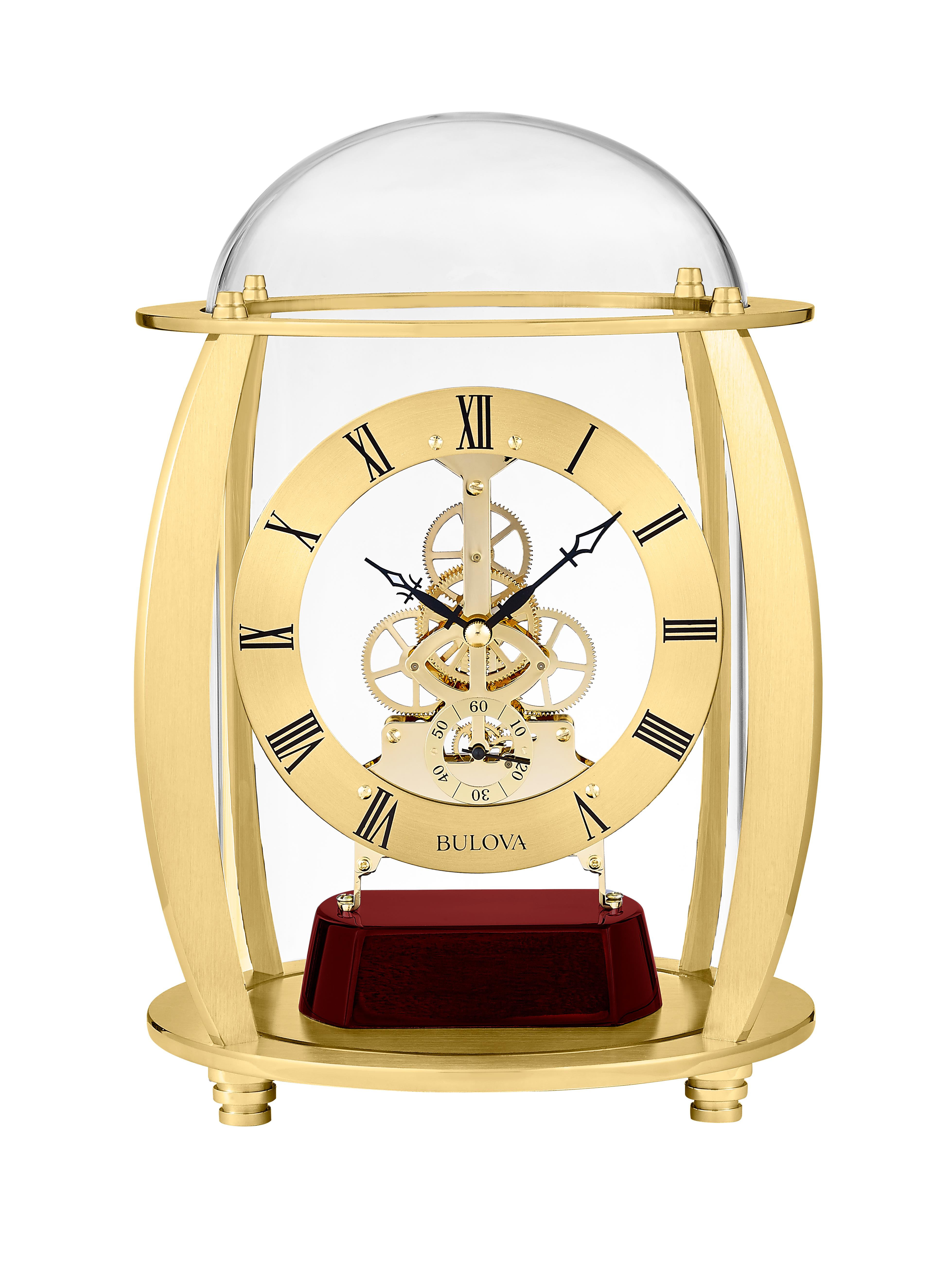 Victoria Glass Dome Table Clock