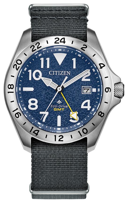 Men's Eco-Drive Promaster Tough Nylon Strap watch, Navy dial
