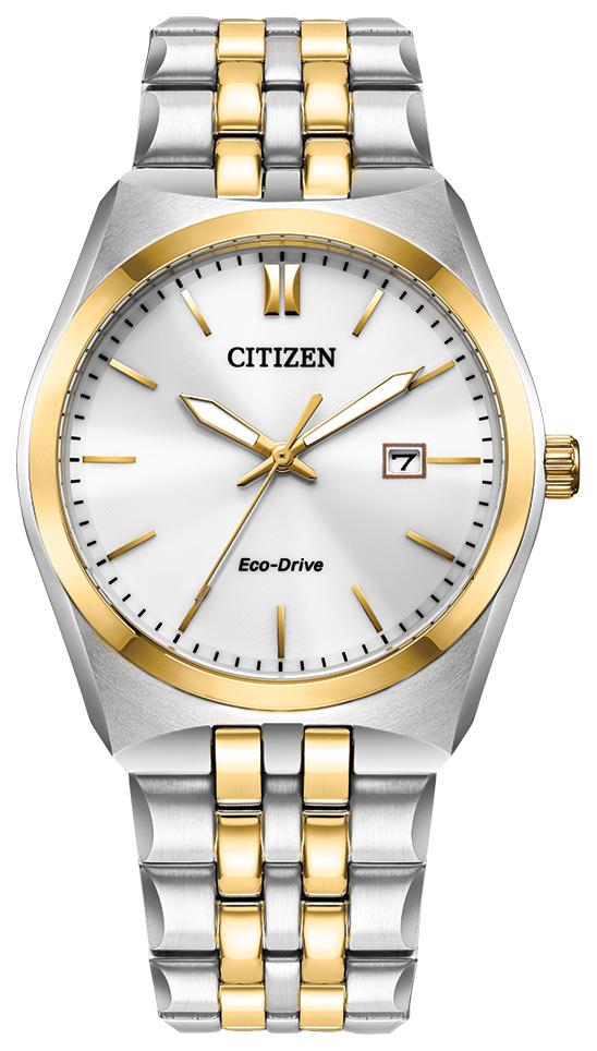 Men's Corso Eco-Drive Stainless Steel Bracelet watch, White dial