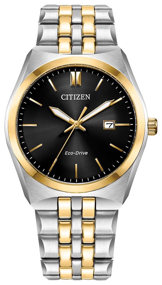 Men's Corso Eco-Drive Stainless Steel Bracelet watch, Black dial