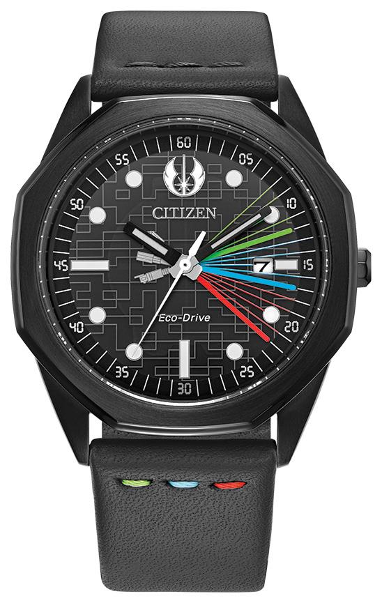 Men's Star Wars Classic Other Leather Strap watch, Black dial