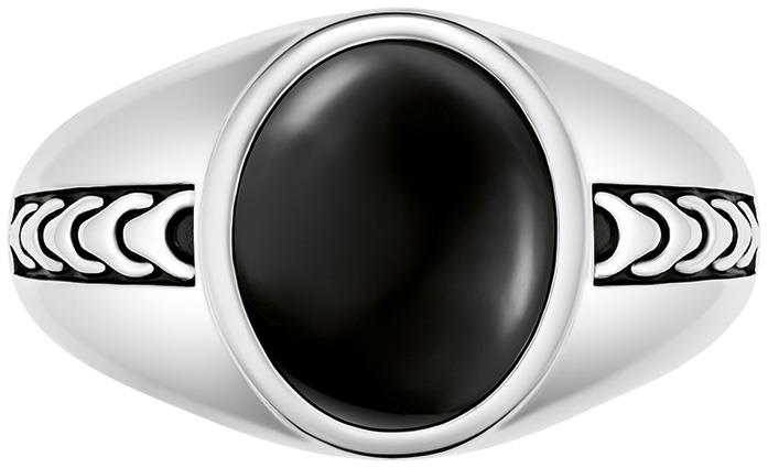 Bulova Link(tm) Ring 14K Yellow Gold Plated Sterling Silver & Tiger's Eye, sz 11
