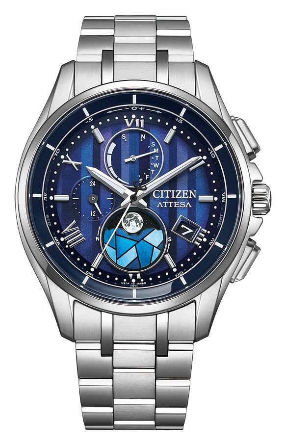 Men's  Attesa Super Titanium Bracelet watch, Blue dial