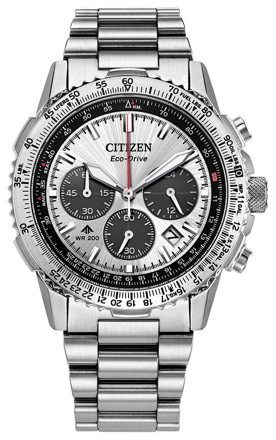 Men's Promaster Navihawk Eco-Drive Stainless Steel Bracelet watch, Silver-Tone dial