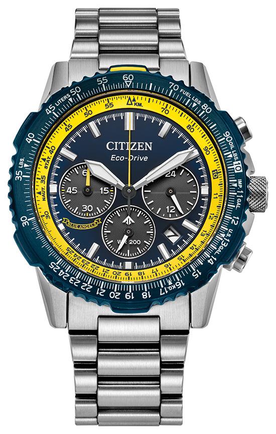 Men's Promaster Navihawk Stainless Steel Bracelet watch, Blue dial