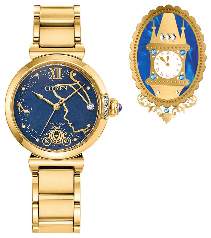 Disney Ladies' Stainless Steel Bracelet watch, Blue dial