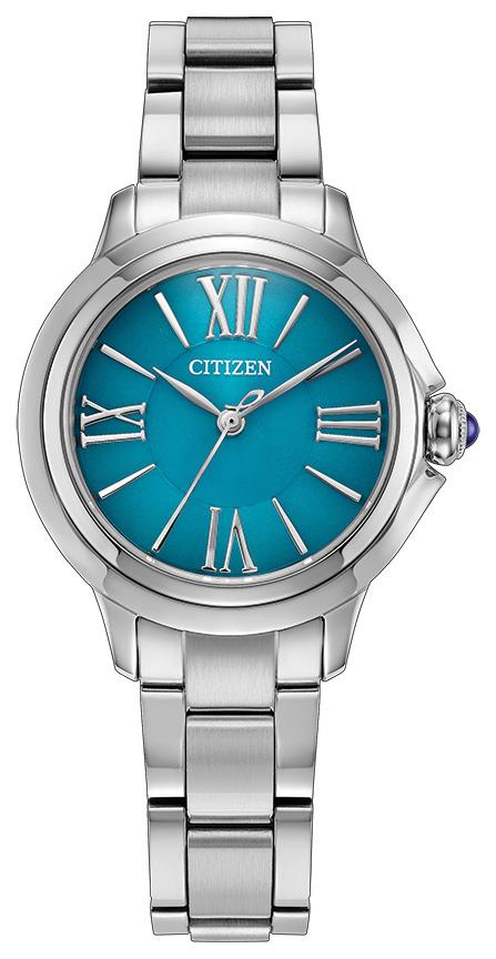 Ladies' Eco-Drive Citizen L Ceci Stainless Steel Bracelet watch, Blue dial