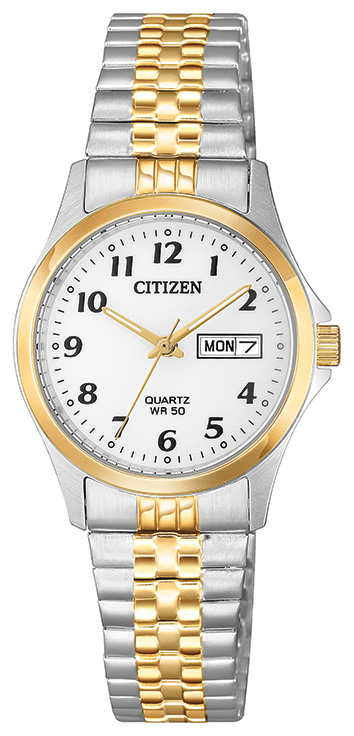 Ladies' Quartz Expansion Band Watch - Stainless Steel, Two-Tone