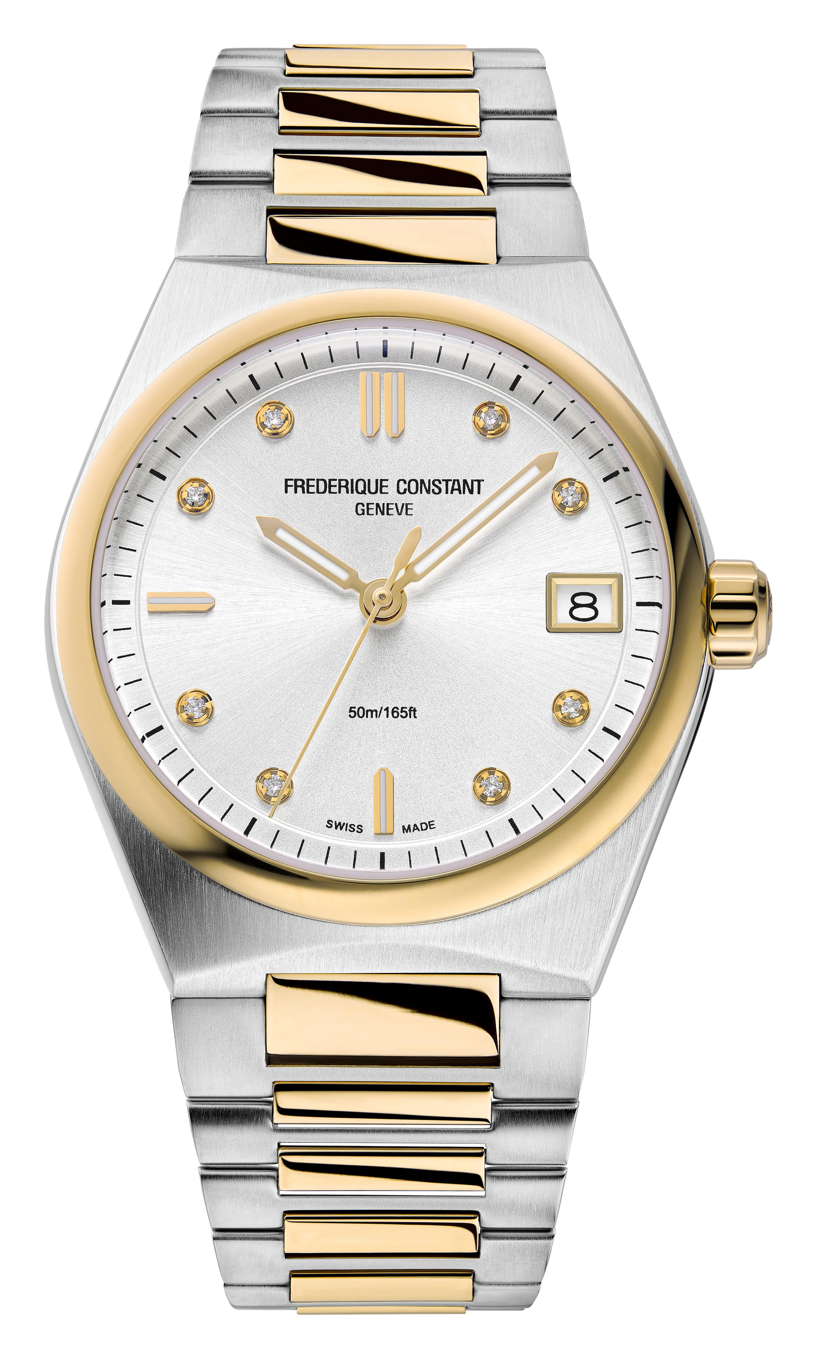 Ladies' Highlife Quartz Two-Tone Stainless Steel Watch, Silver Dial