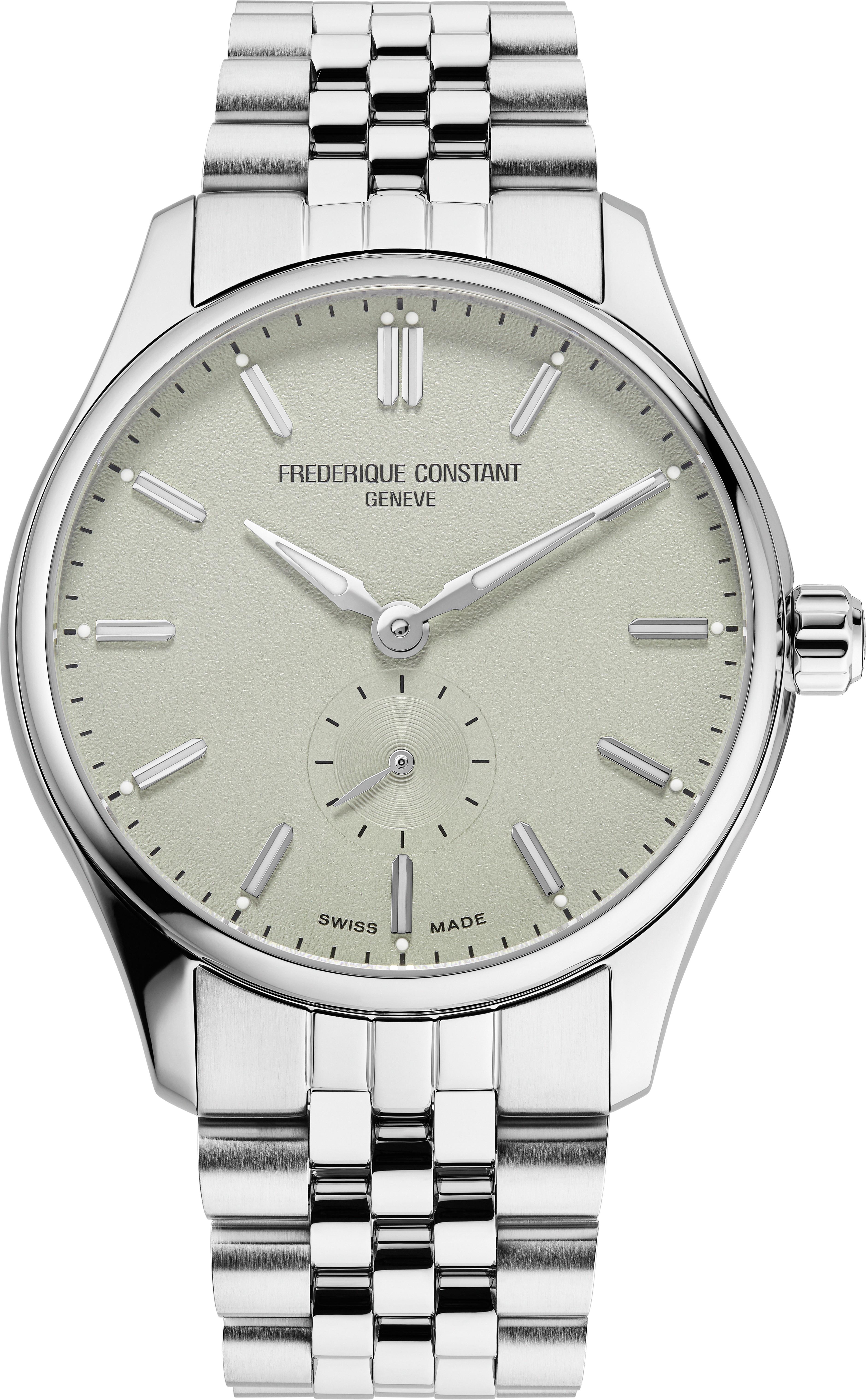 Men's Classic CLASSICS INDEX AUTOMATIC Stainless Steel Bracelet watch, Green dial
