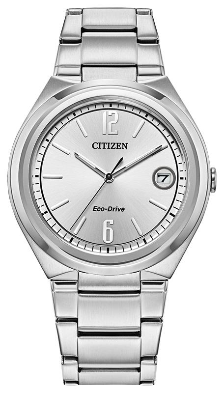 Ladies' Corporate Exclusive Eco-Drive Stainless Steel Bracelet watch, Silver-Tone dial