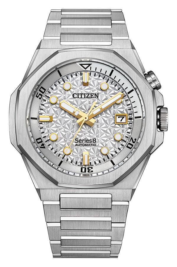 Men's  Series 8 Stainless Steel Bracelet watch, Silver-Tone dial