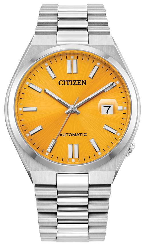 Men's Tsuyosa Automatic Watch,  Yellow dial