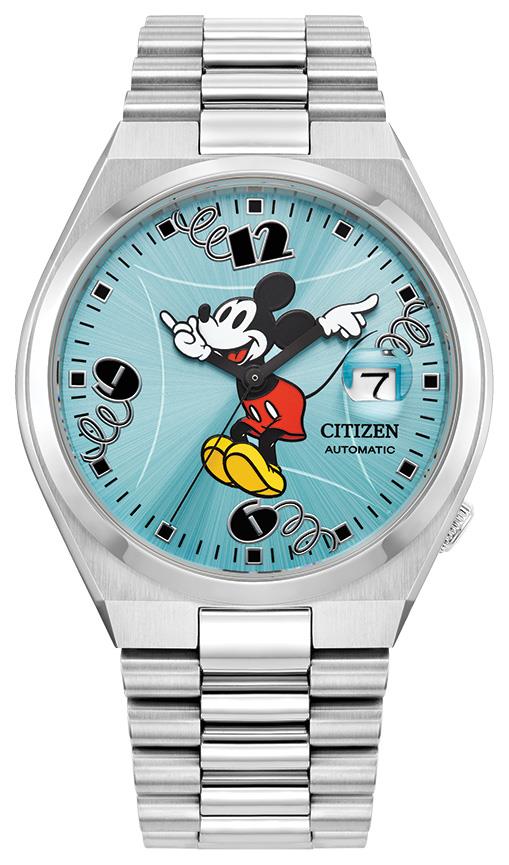 Disney Unisex Stainless Steel Bracelet watch, Blue dial