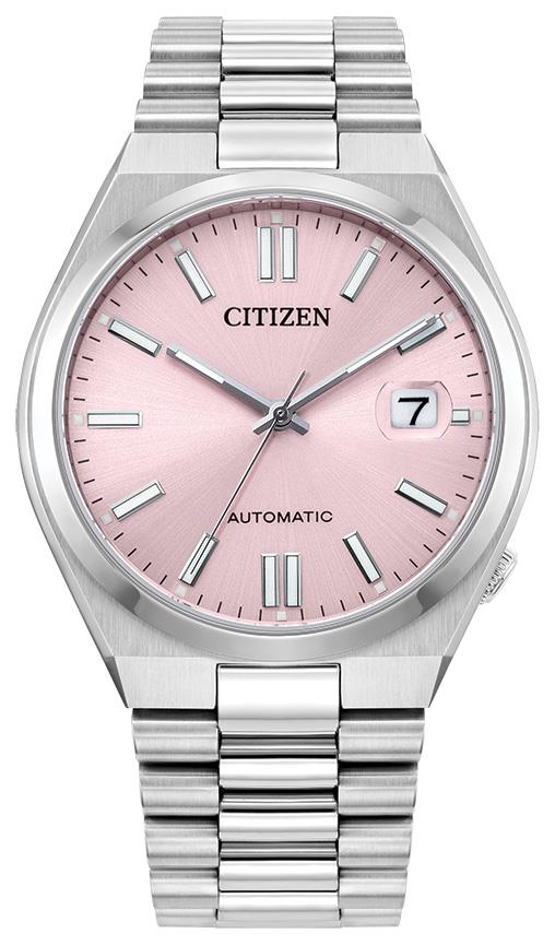 Ladies Tsuyosa Automatic Watch, Pink dial