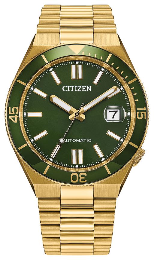 Men's Tsuyosa Automatic  Stainless Steel Bracelet watch, Green dial