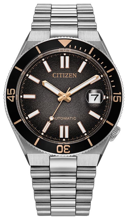 Men's Automatic Tsuyosa Stainless Steel Bracelet watch, Black dial